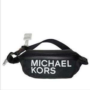 Michael Kors Nylon Unisex Belt Waist Bag Pouch in Black